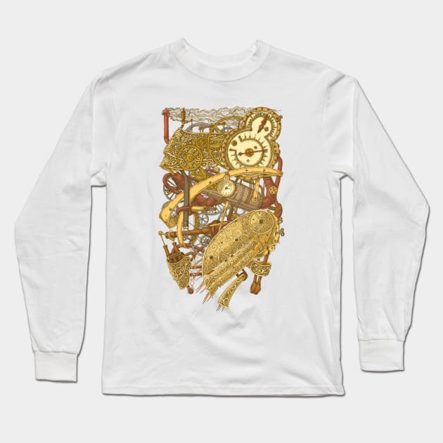 Mechanica Natura Long Sleeve T-Shirt by deepfuze